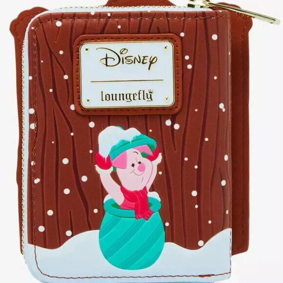 Loungefly Disney Winnie The Pooh Holiday Glow Wallet- NWT - Picture 4 of 5